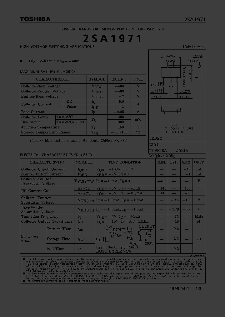 2SA1971_96387.PDF Datasheet
