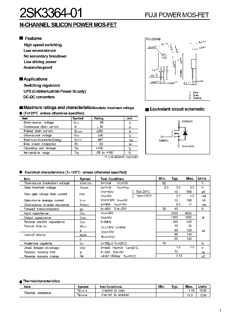 2SK3364-01_167670.PDF Datasheet