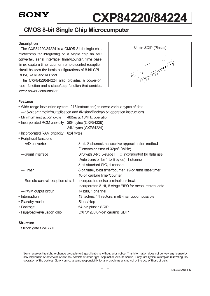 CXP84220_169236.PDF Datasheet