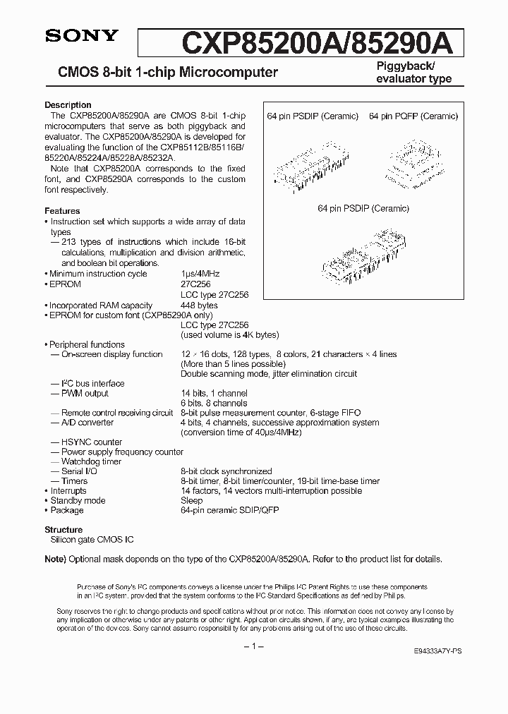 CXP85200A_177615.PDF Datasheet