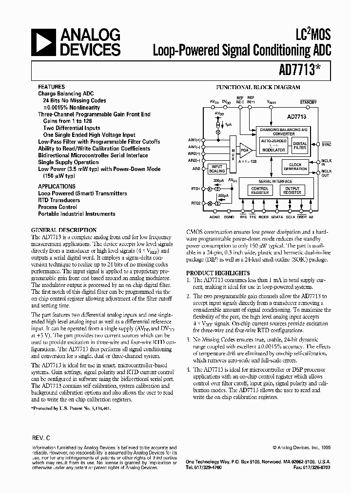 AD7713_105927.PDF Datasheet