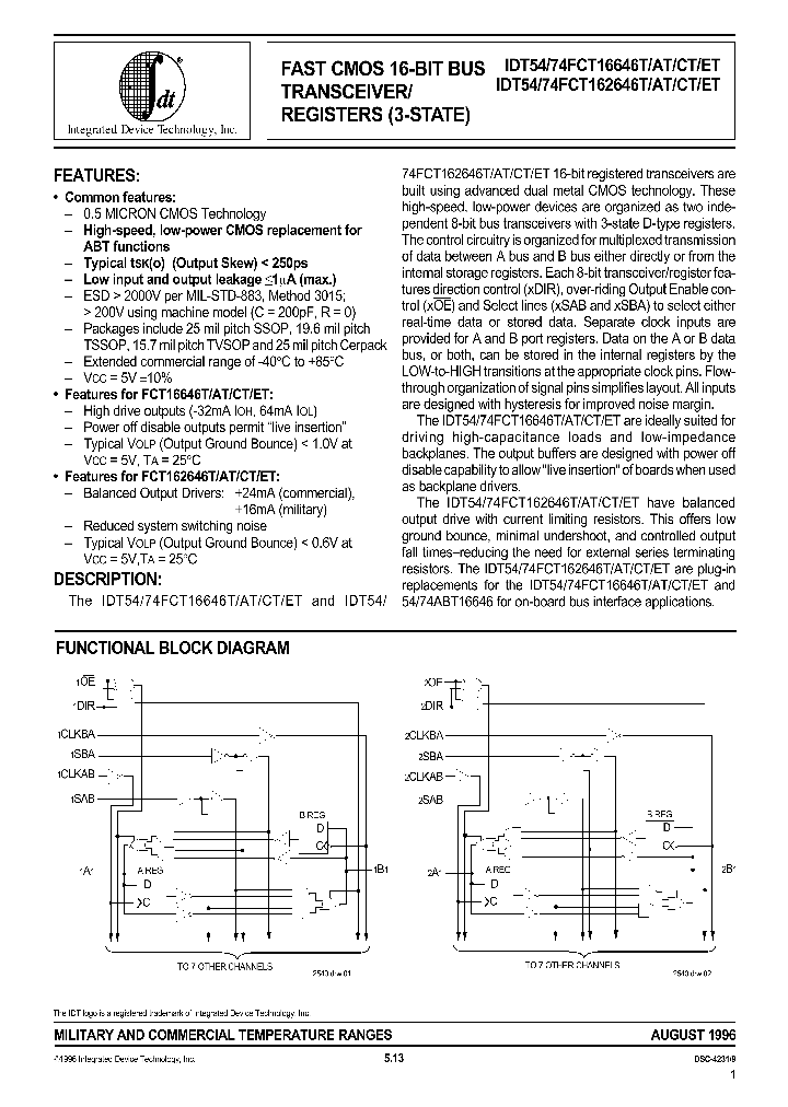 IDT54FCT162646AT_2358.PDF Datasheet