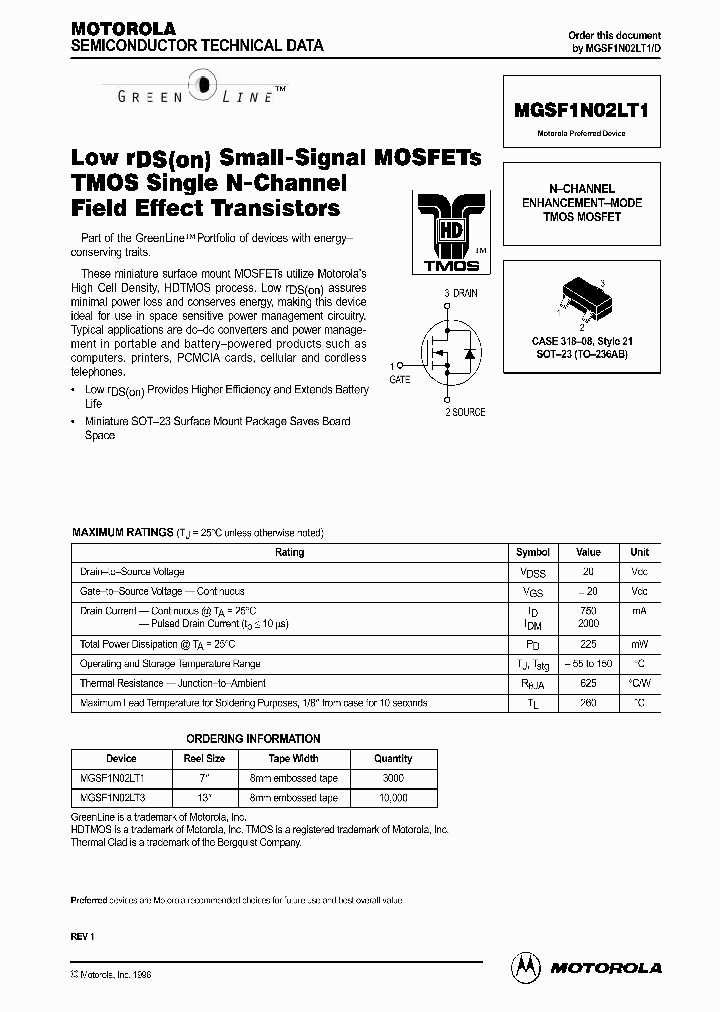 MGSF1N02LT1_166647.PDF Datasheet