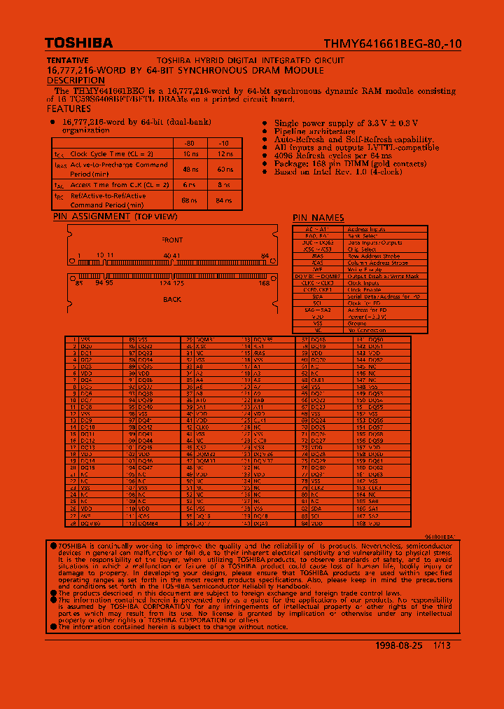 THMY641661BEG_44008.PDF Datasheet