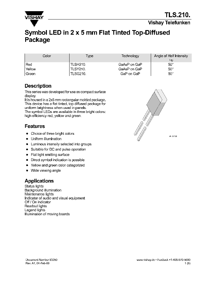 TLSY210_44536.PDF Datasheet