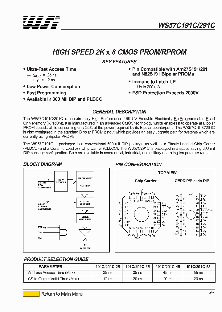 WS57C191C_52257.PDF Datasheet