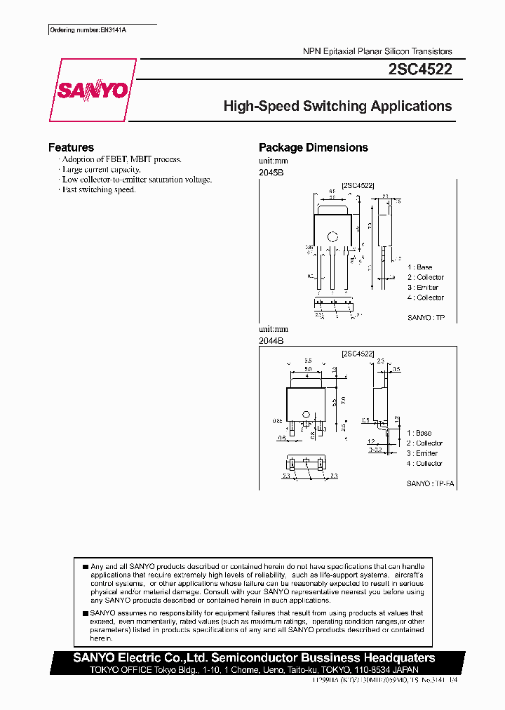 2SC4522_260146.PDF Datasheet