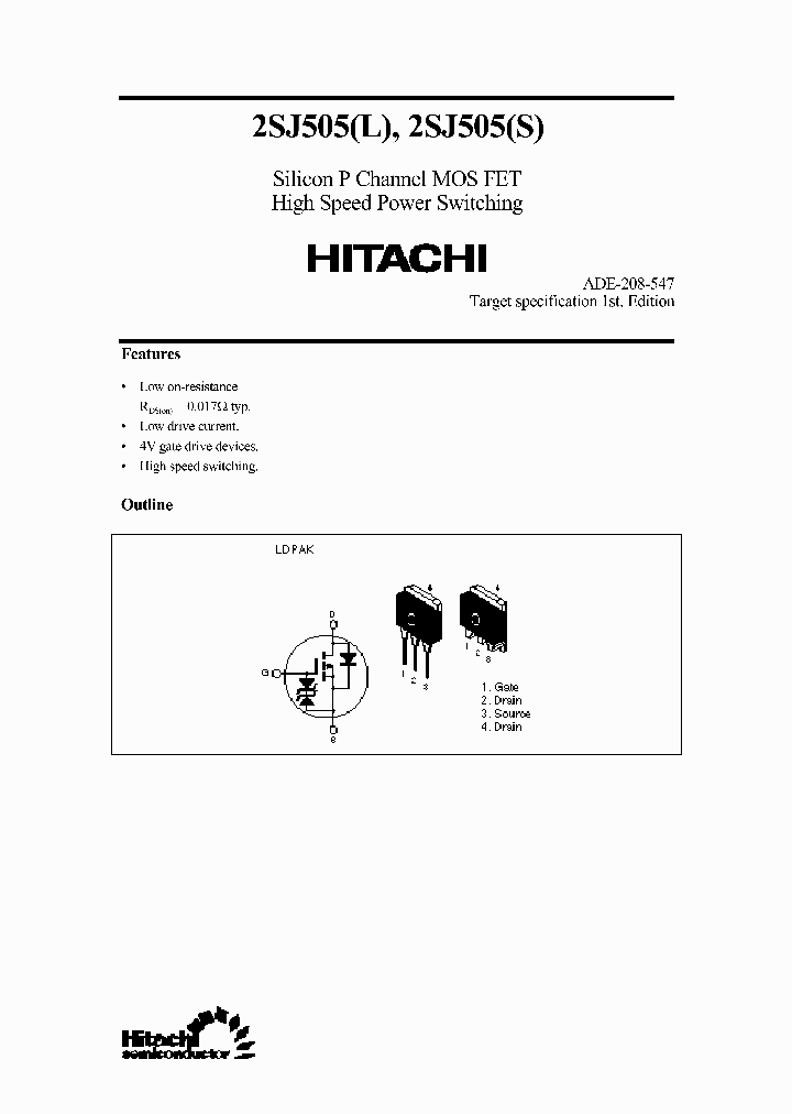 2SJ505_294577.PDF Datasheet