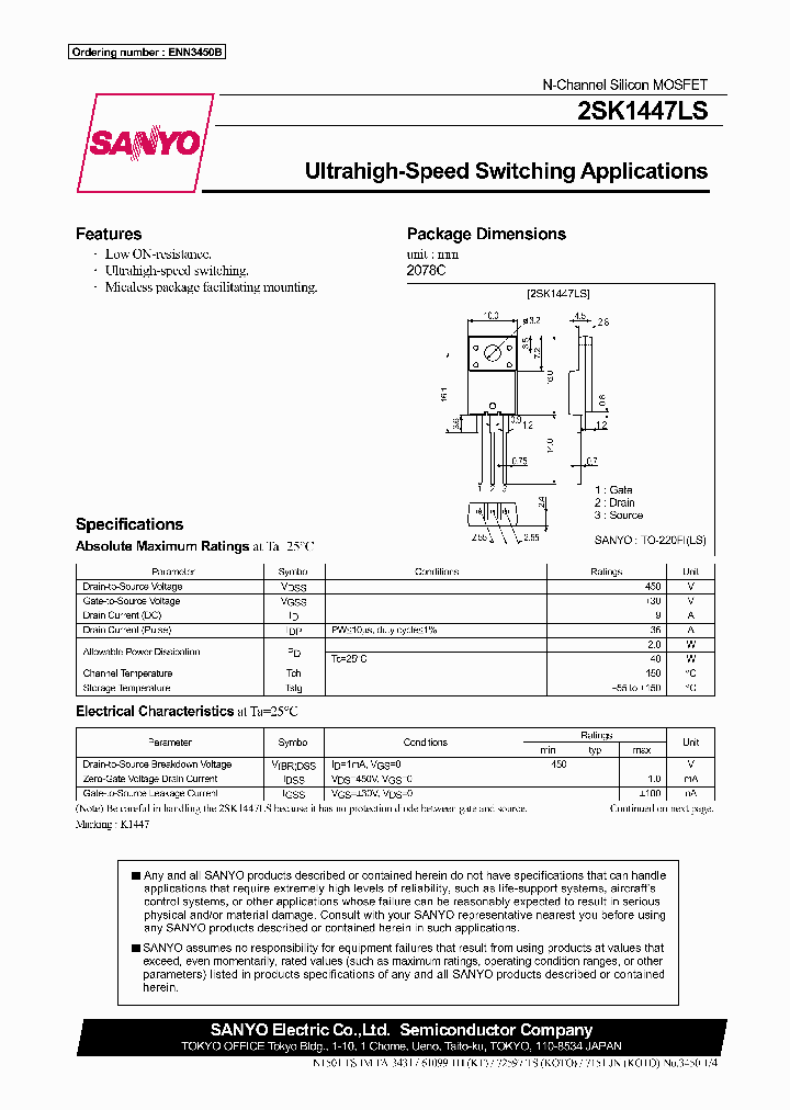 2SK1447LS_295058.PDF Datasheet