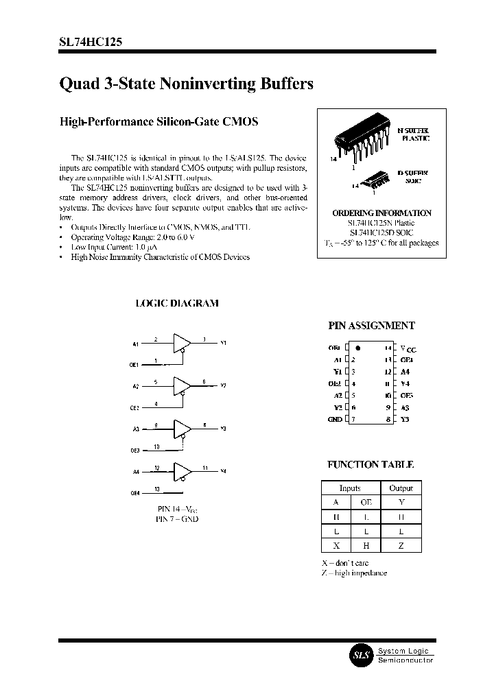 SL74HC125D_157260.PDF Datasheet