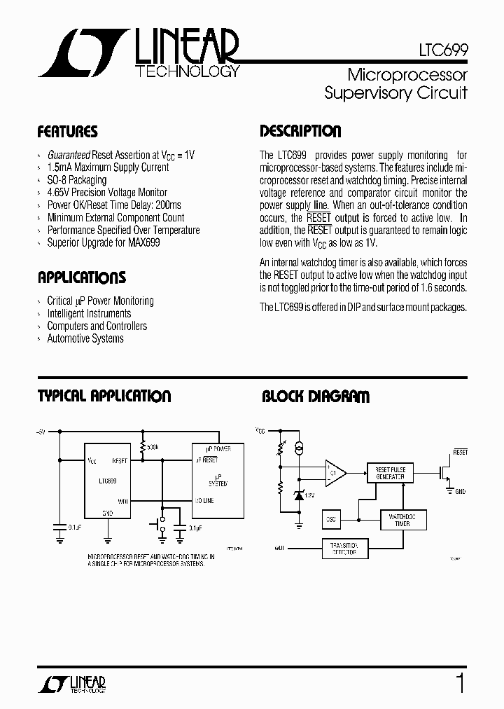 LTC699_196537.PDF Datasheet