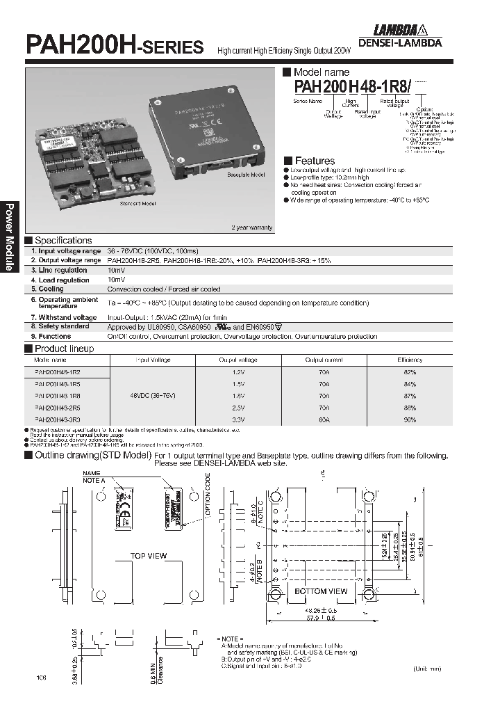 PAH200H48_258839.PDF Datasheet