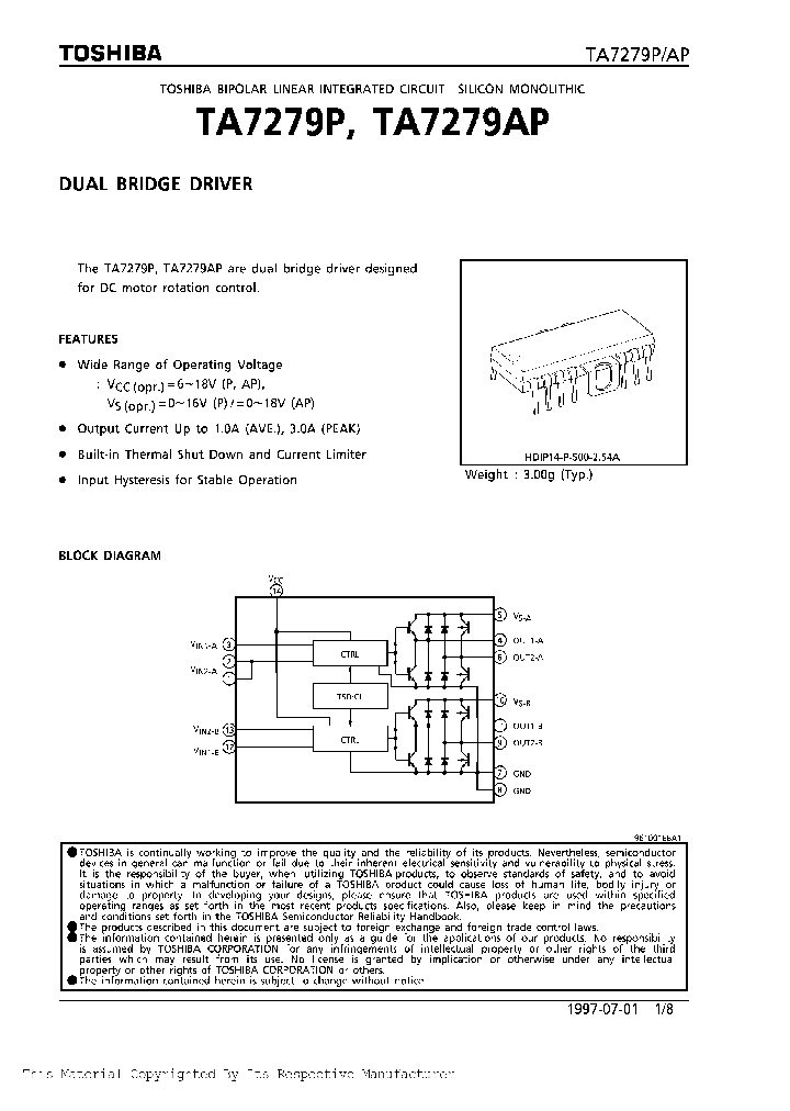 TA7279P_277763.PDF Datasheet