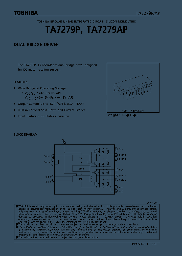 TA7279AP_72308.PDF Datasheet