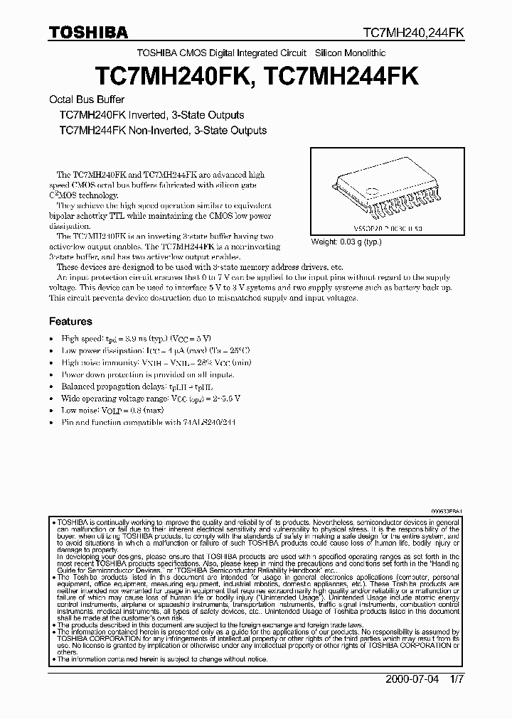 TC7MH244FK_260144.PDF Datasheet