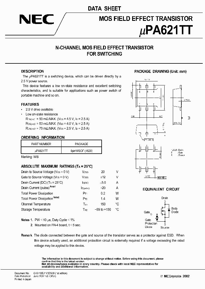 UPA621TT_204592.PDF Datasheet