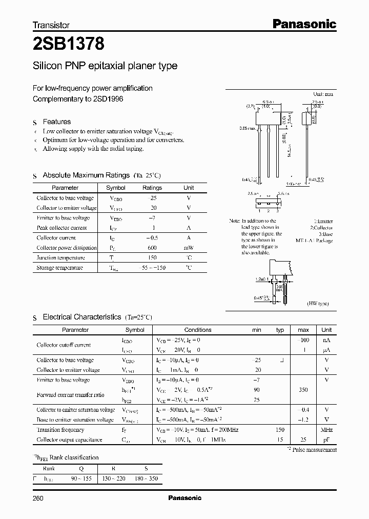 2SB1378_332755.PDF Datasheet