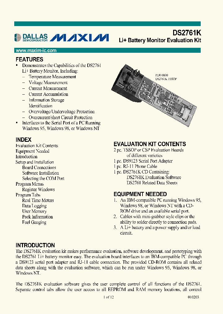 DS2761K_316306.PDF Datasheet