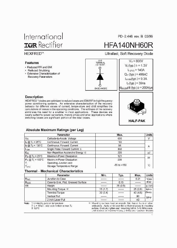 HFA140NH60R_312904.PDF Datasheet