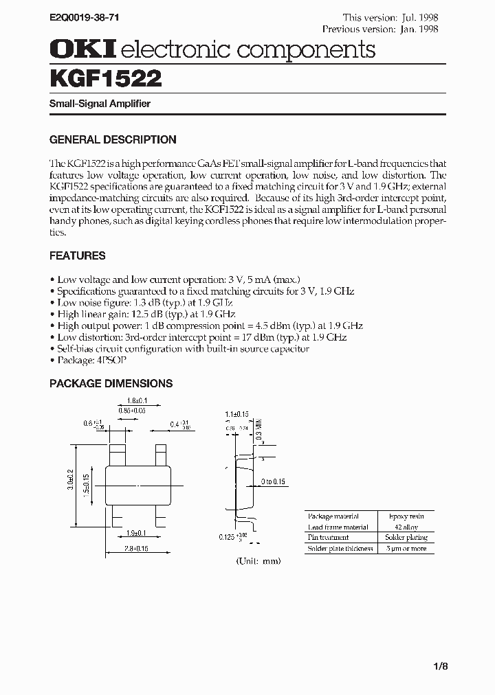 KGF1522_356763.PDF Datasheet