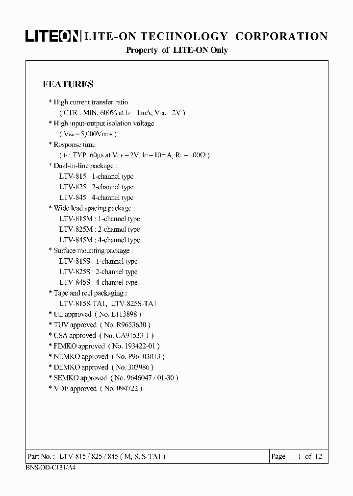 LTV-825_319280.PDF Datasheet