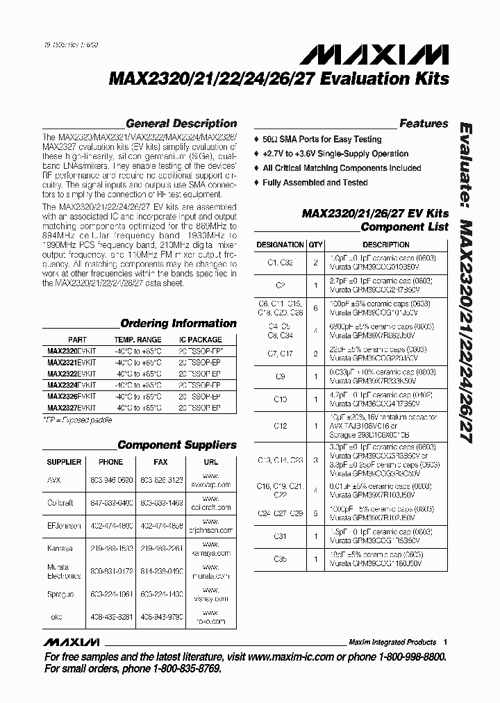 MAX2327EVKIT_280854.PDF Datasheet