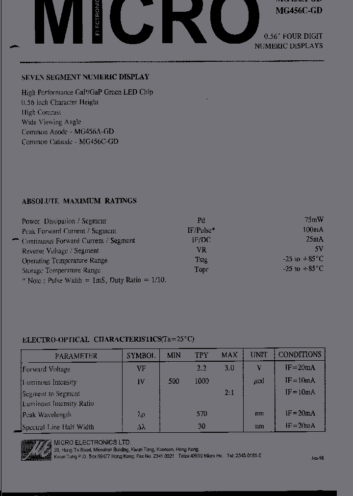 MG456A_320309.PDF Datasheet