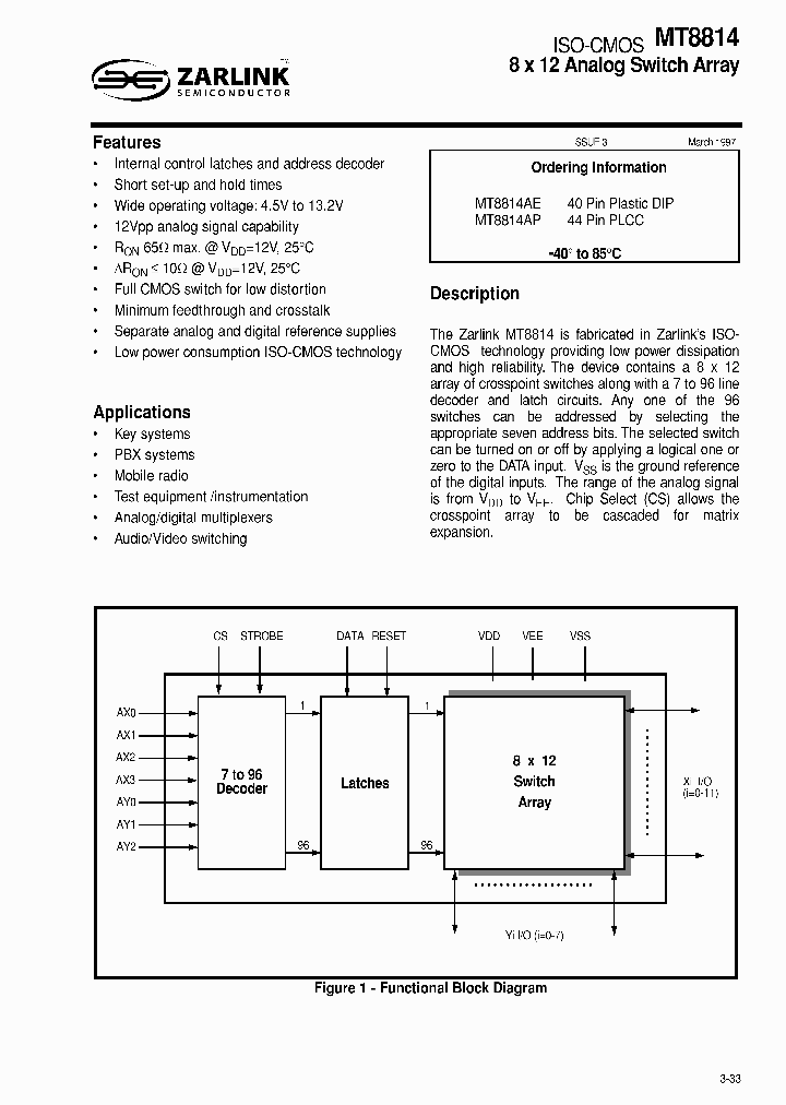 MT8814_369593.PDF Datasheet