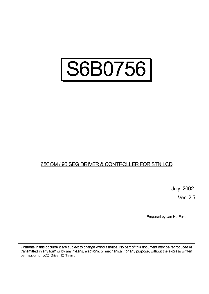 S6B0756_329828.PDF Datasheet