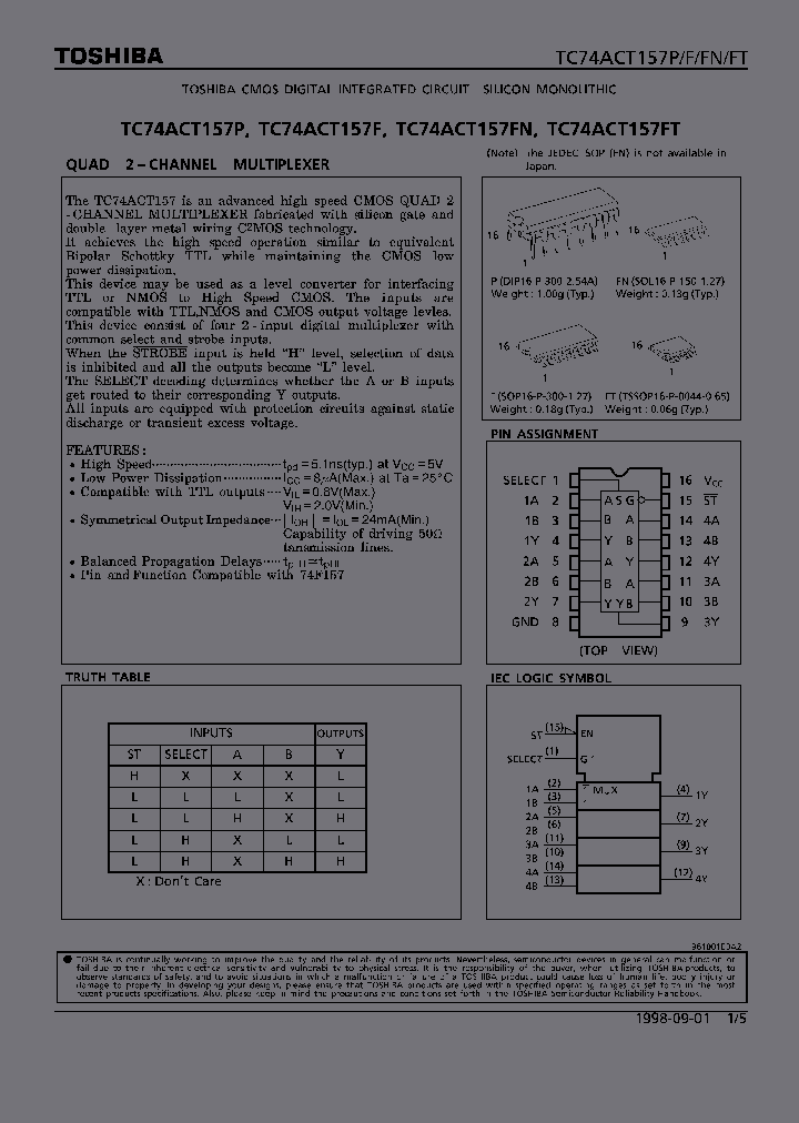 TC74ACT157FT_335437.PDF Datasheet