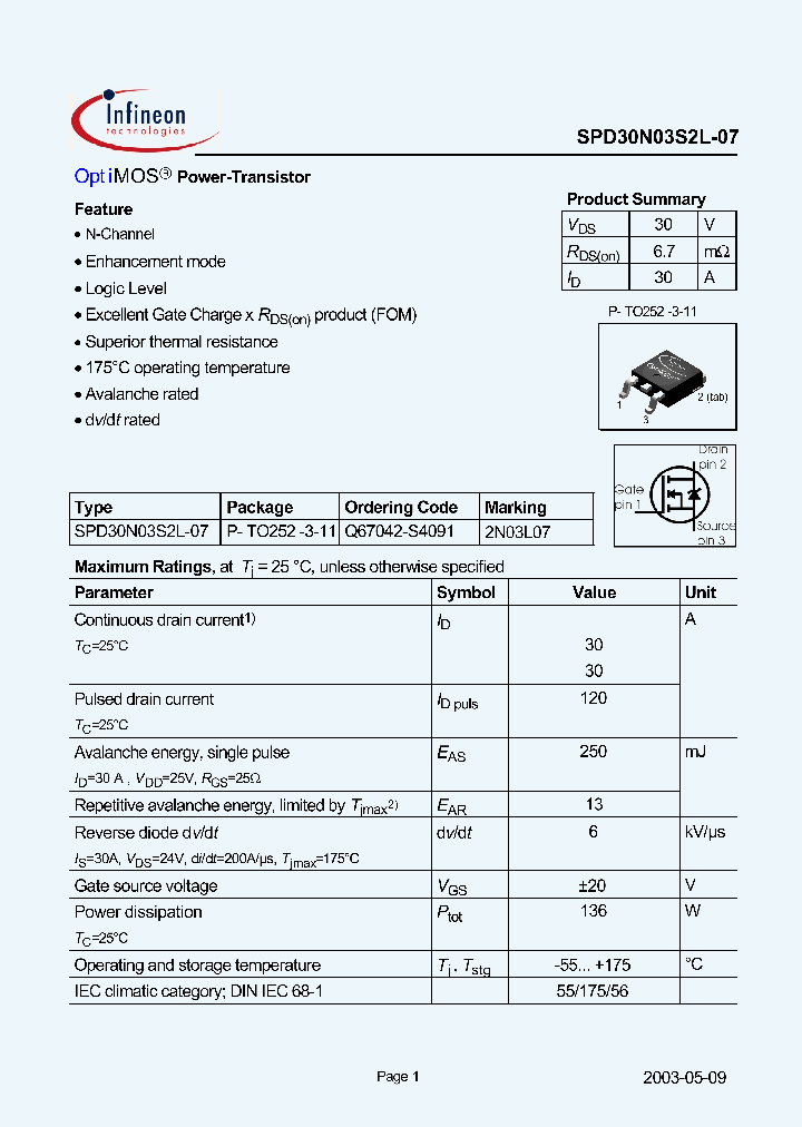 SPD30N03S2L-07_431895.PDF Datasheet