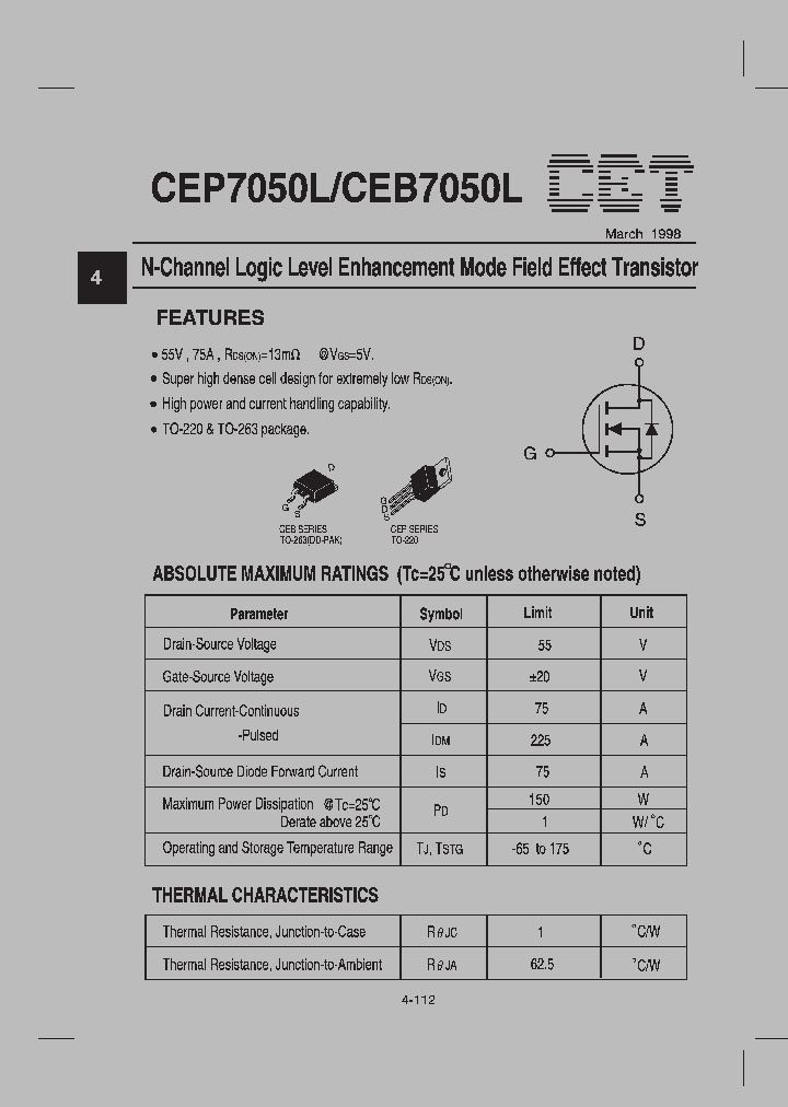 CEP7050L_443041.PDF Datasheet