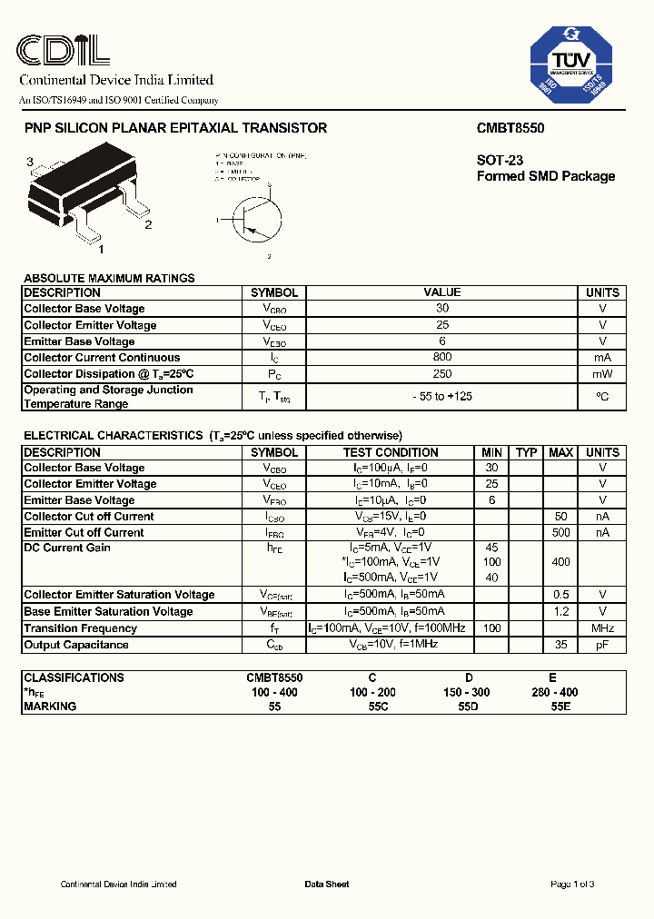 CMBT8550D_448538.PDF Datasheet