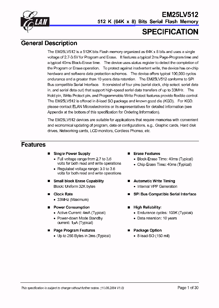 EM25LV512-33MS_485967.PDF Datasheet