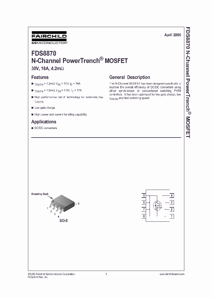 FDS8870_484340.PDF Datasheet