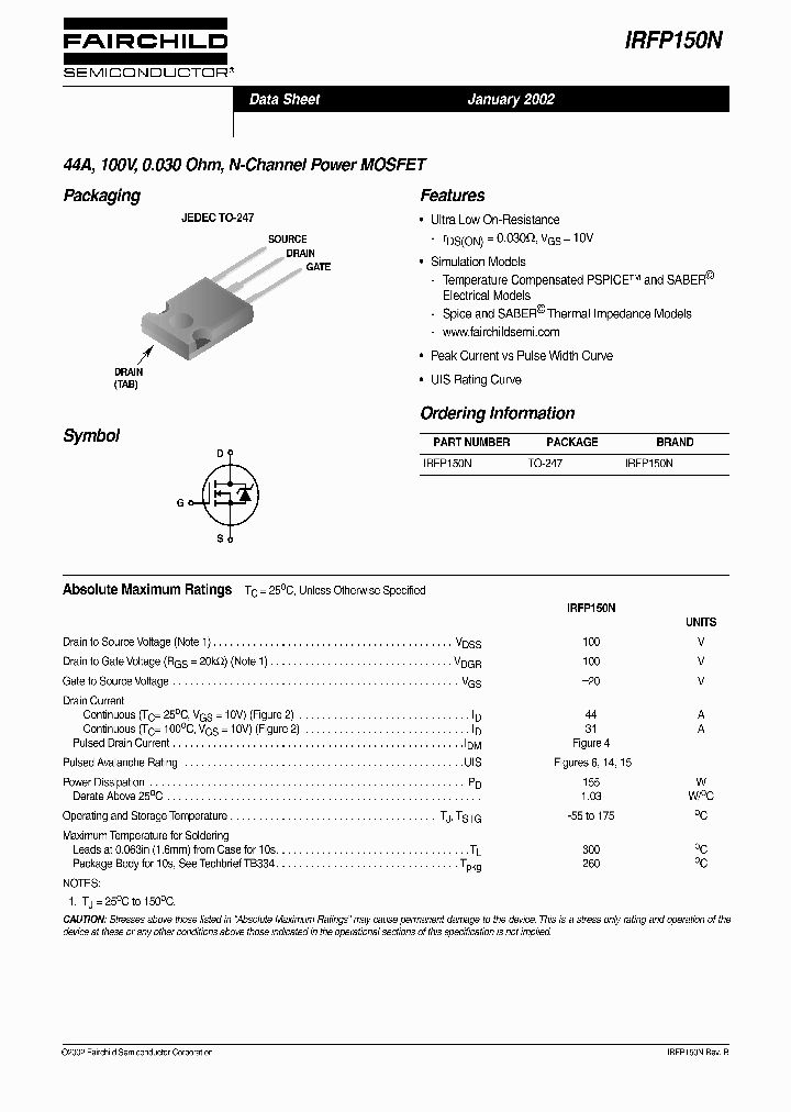 IRFP150N_458275.PDF Datasheet