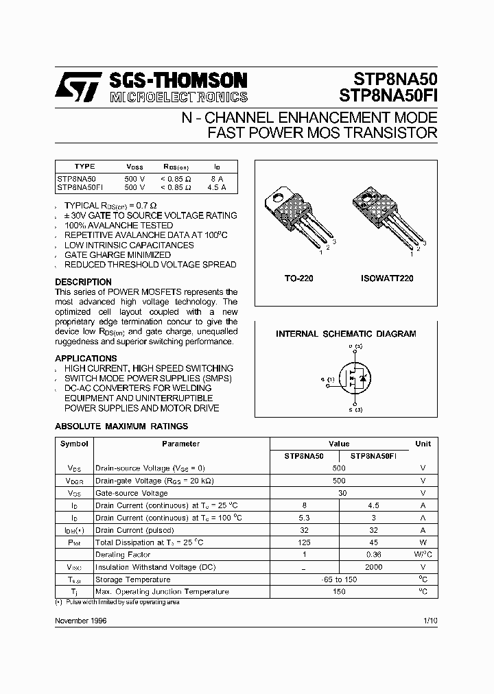 STP8NA50_435511.PDF Datasheet