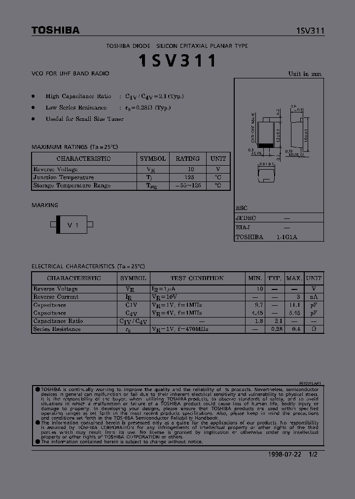 1SV311_521331.PDF Datasheet