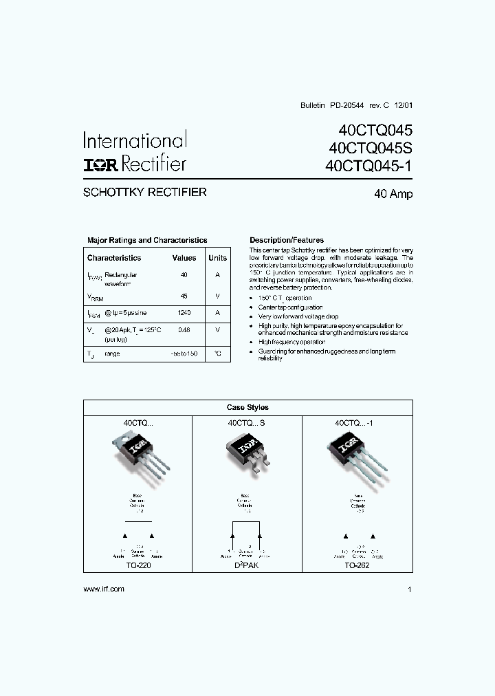 40CTQ045_502003.PDF Datasheet