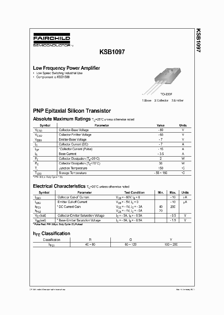 KSB1097_548214.PDF Datasheet