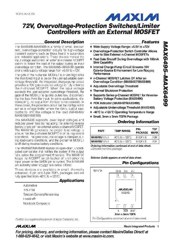 MAX6499_485815.PDF Datasheet