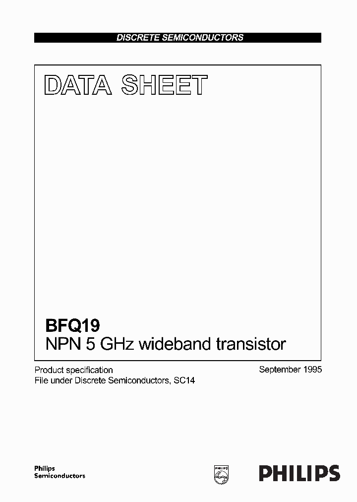 BFQ19_606189.PDF Datasheet