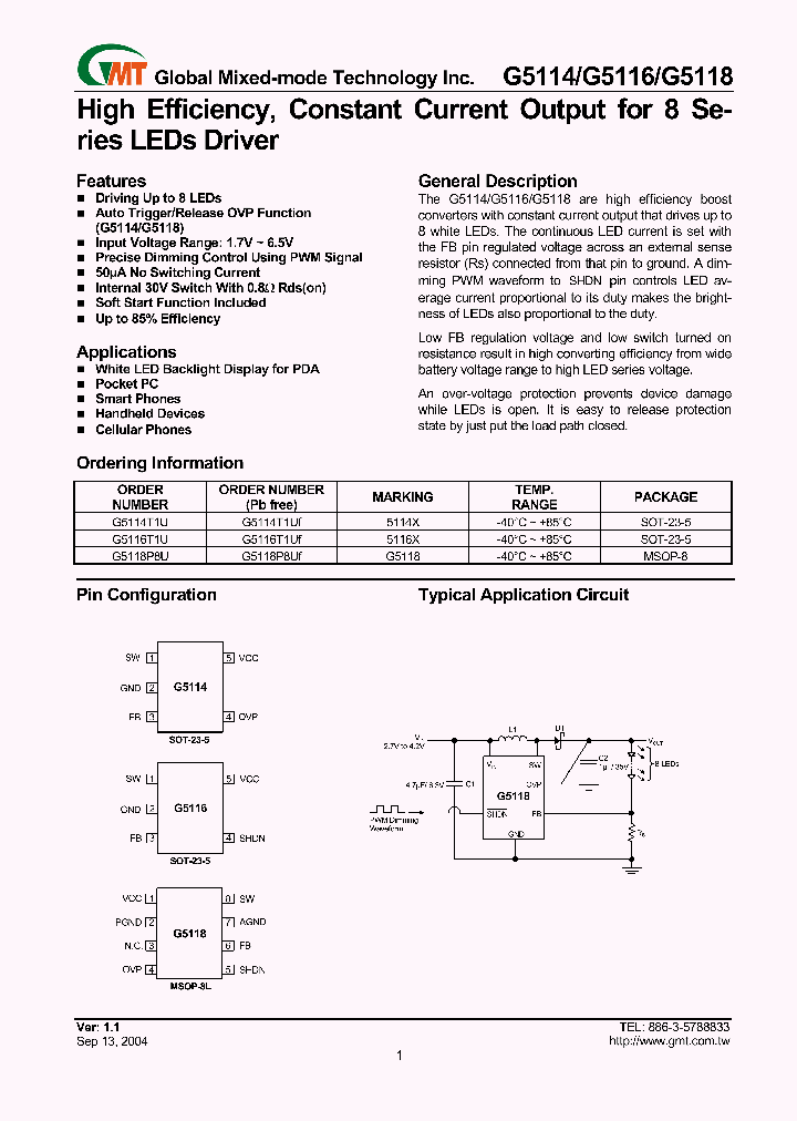 G5114_633223.PDF Datasheet