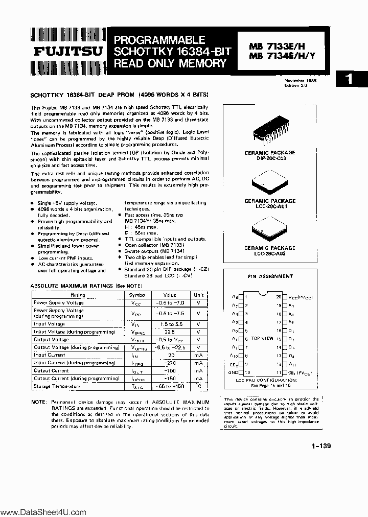 MB7134_607974.PDF Datasheet