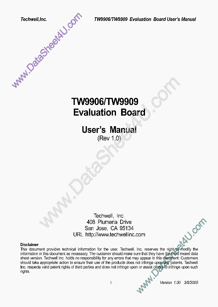 TW9909_571876.PDF Datasheet