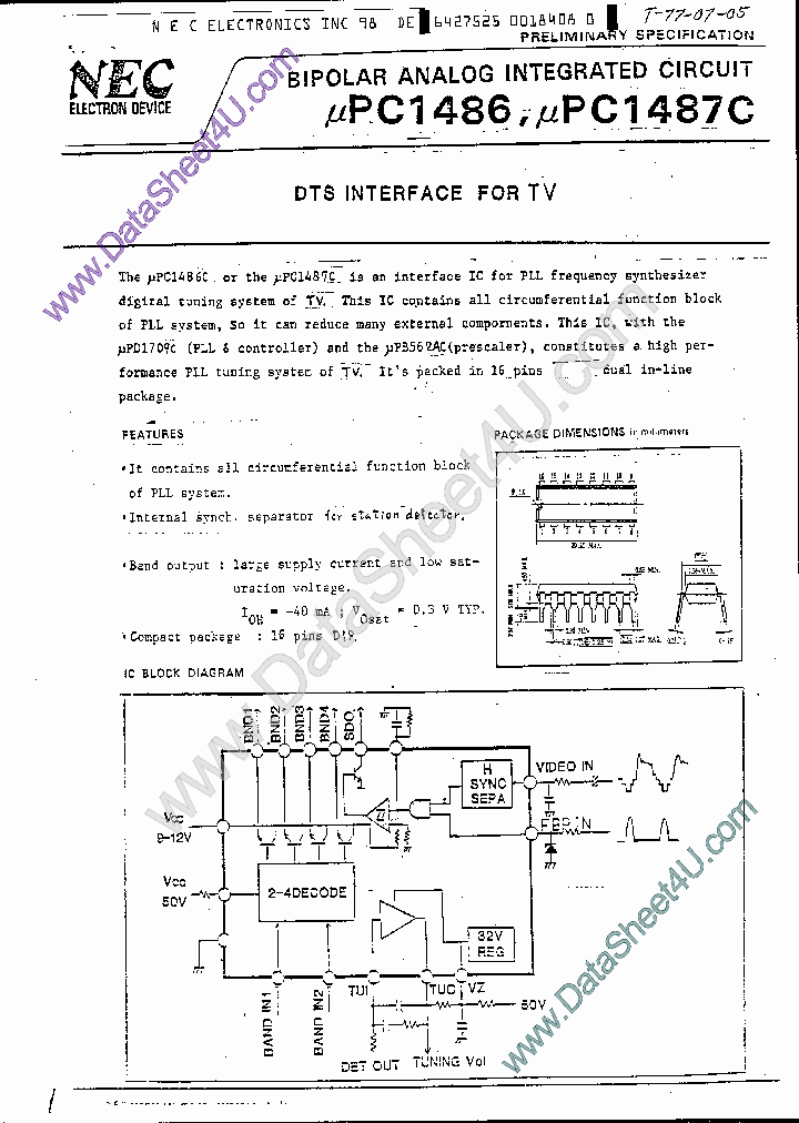 UPC1486_771624.PDF Datasheet