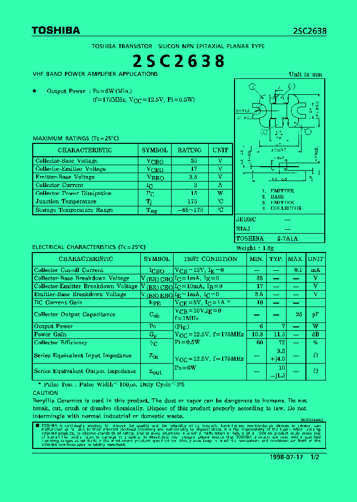 2SC2638_950047.PDF Datasheet