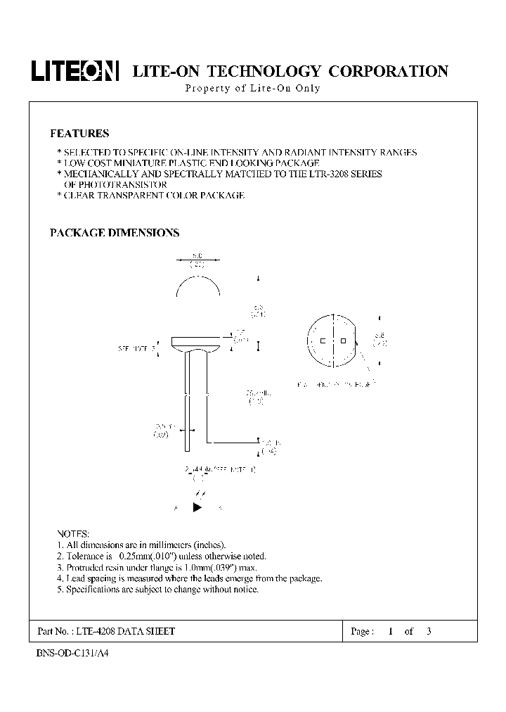 LTE4208_810106.PDF Datasheet