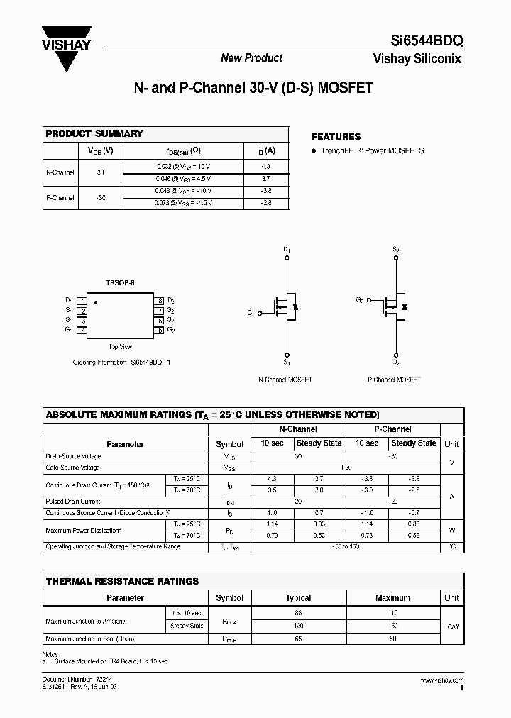 SI6544BDQ_1017116.PDF Datasheet