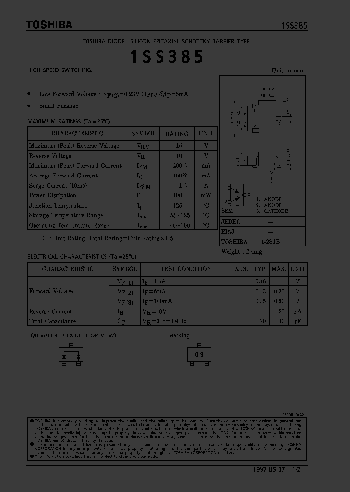 1SS385_1192633.PDF Datasheet